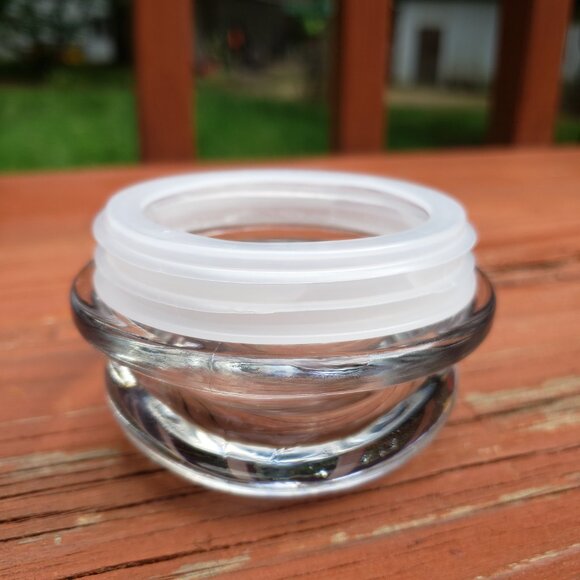 Vintage Anchor Hocking Winnie The Pooh & Piglet WINTER THEMED Glass Jar With Lid - Picture 15 of 16